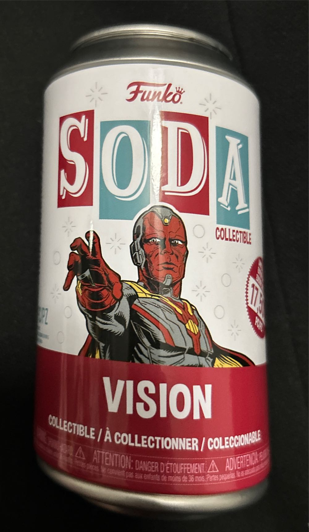 Vision **CHASE** - Funko (Funko Soda) action figure collectible [Barcode 889698639057] - Main Image 3