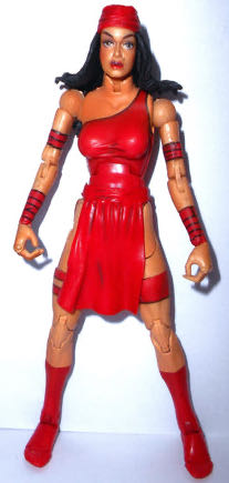 Elektra  - Toy Biz (Marvel: Legends: 6”) action figure collectible [Barcode 086892703762] - Main Image 3