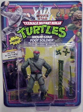 Movie Star Foot Soldier - Playmates (Teenage Mutant Ninja Turtles) action figure collectible - Main Image 2