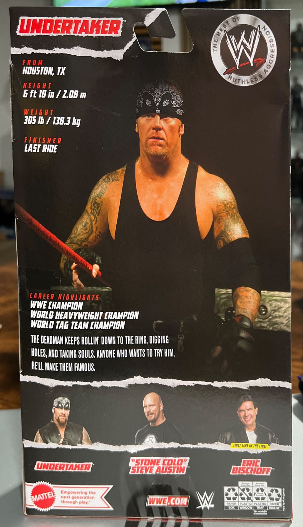 Undertaker - Mattel Wwe (WWE) action figure collectible - Main Image 2