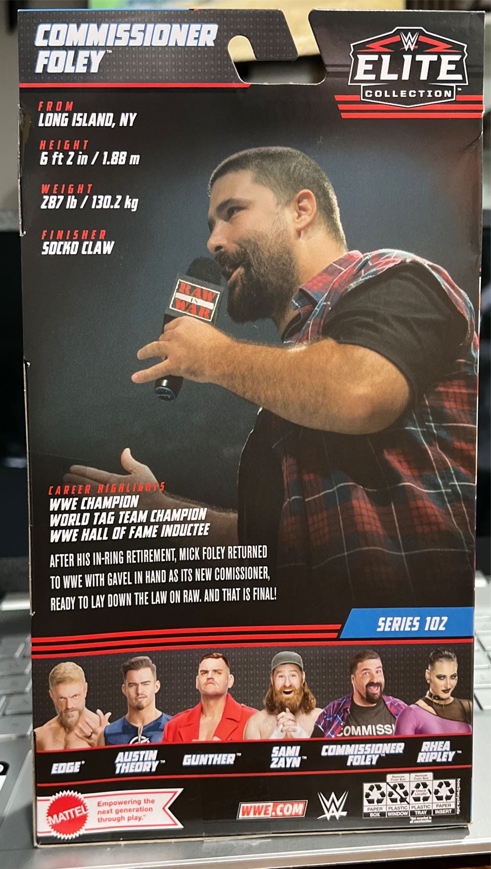 Commissioner Foley - Mattel (Mattel Elite Collection) action figure collectible - Main Image 2