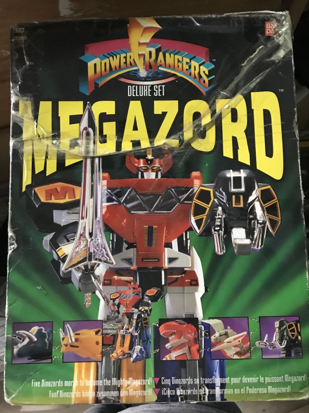 Mighty Morphin Power Rangers Megazord - Bandai (Mighty Morphin Power Rangers) action figure collectible [Barcode 3296580022601] - Main Image 3