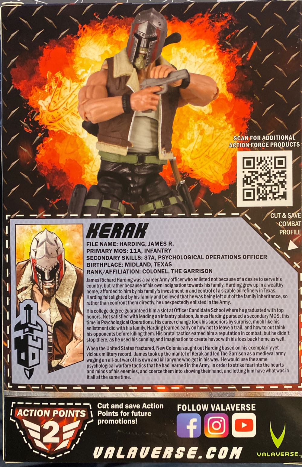 Valaverse Kerak - Valaverse (Action Force) action figure collectible [Barcode 796520475885] - Main Image 2