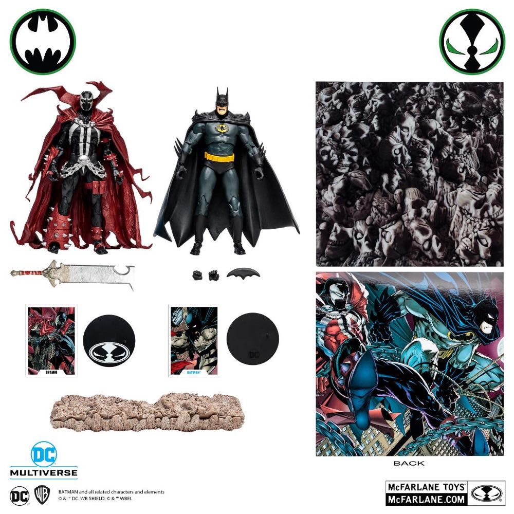 📝SELL Batman / SPAWN (2023) - McFarlane Toys (Batman / Spawn 2023) action figure collectible [Barcode 787926157291] - Main Image 3