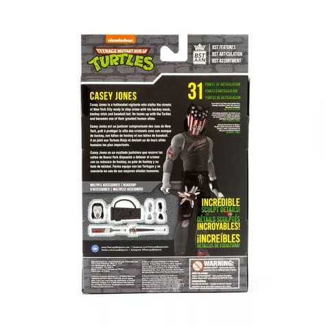 BST AXN Casey Jones - BST AXN / The Loyal Subjects (TMNT IDW) action figure collectible [Barcode 810122580201] - Main Image 2