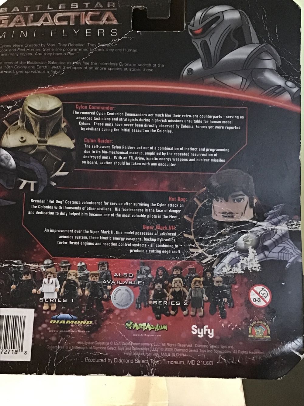 Battlestar Galactica Mini Mates Viper - Mini Mates (Battlestar Galactica) action figure collectible [Barcode 699788727188] - Main Image 2