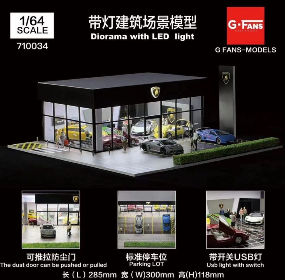 Garage Porsche Show Room - G-Fans (Garage Kit) action figure collectible - Main Image 4