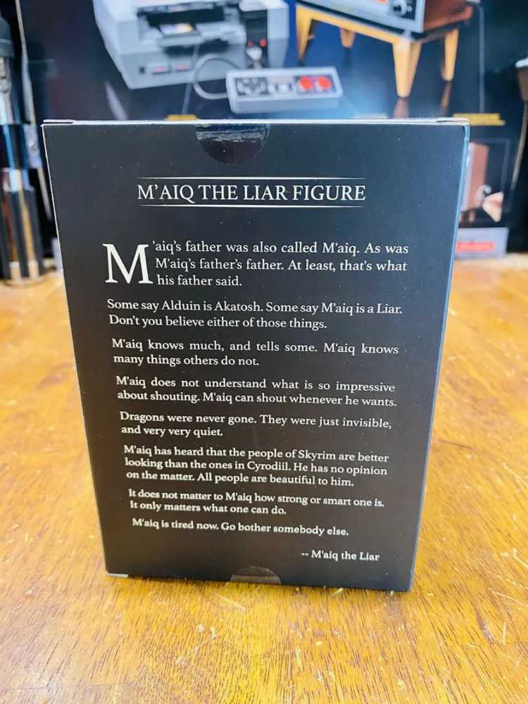 Elder Scrolls M’aiq The Liar Figure Sealed Loot Crate Exclusive Skyrim Box  action figure collectible - Main Image 2