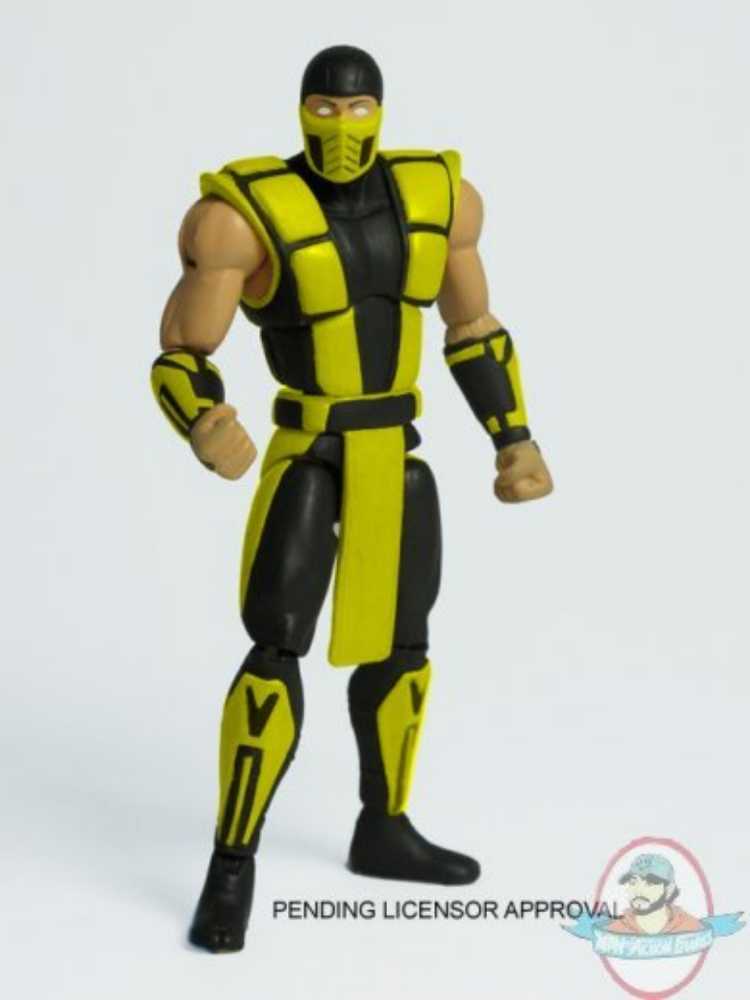 Jazwares Mortal Kombat Klassic 4” Mk2 Scorpion - Jazwares Inc. action figure collectible [Barcode 681326132028] - Main Image 3