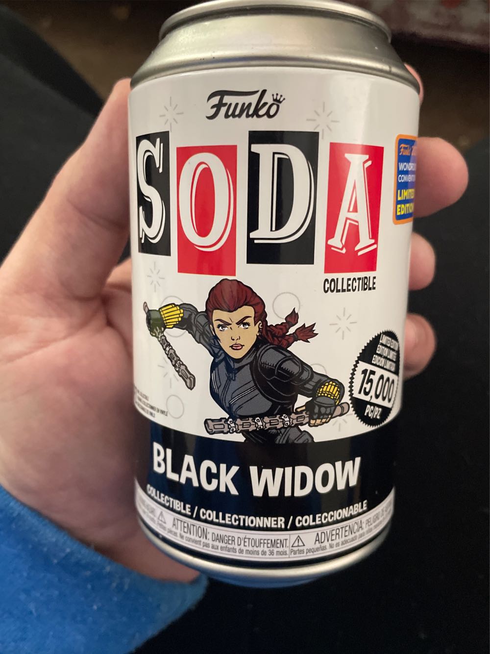 Soda Black Widow - Funko (Funko Soda) action figure collectible [Barcode 889698543330] - Main Image 2