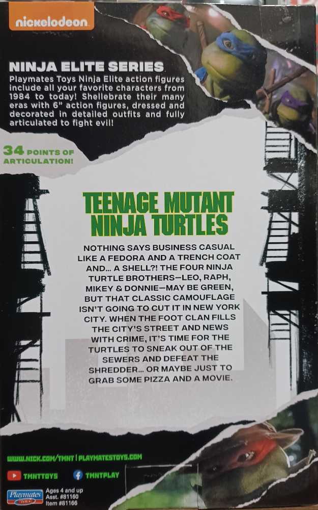 Playmates Teenage Mutant Ninja Turtles Ninja Elite Series: Raph In Disguise - Playmates (Teenage Mutant Ninja Turtles) action figure collectible [Barcode 043377811664] - Main Image 2