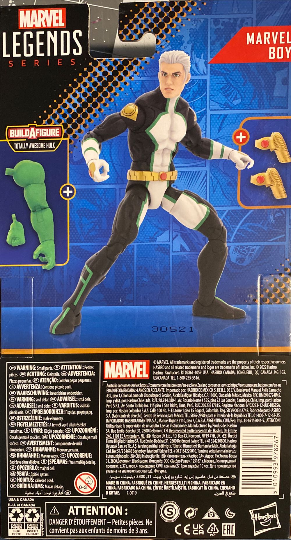 Marvel Boy - Hasbro (Marvel Legends) action figure collectible [Barcode 5010993978267] - Main Image 3