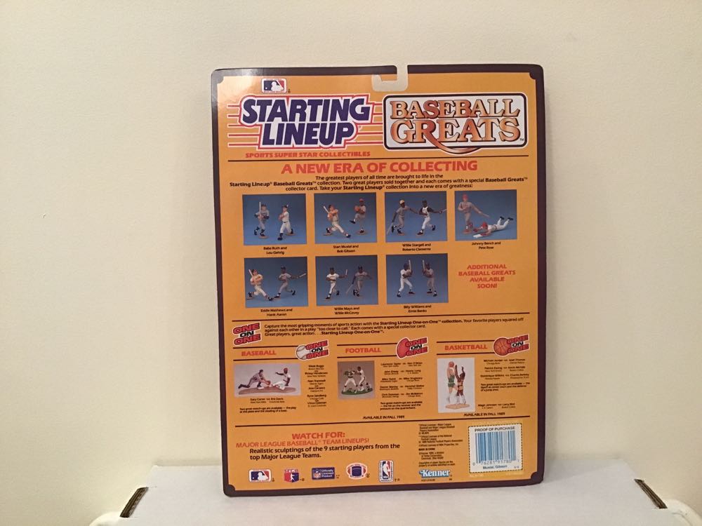Stan Musial / Bob Gibson - Kenner (Baseball Greats) action figure collectible - Main Image 2