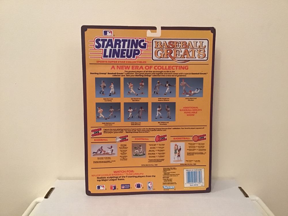 Babe Ruth / Lou Gehrig - Kenner (Baseball Greats) action figure collectible - Main Image 2