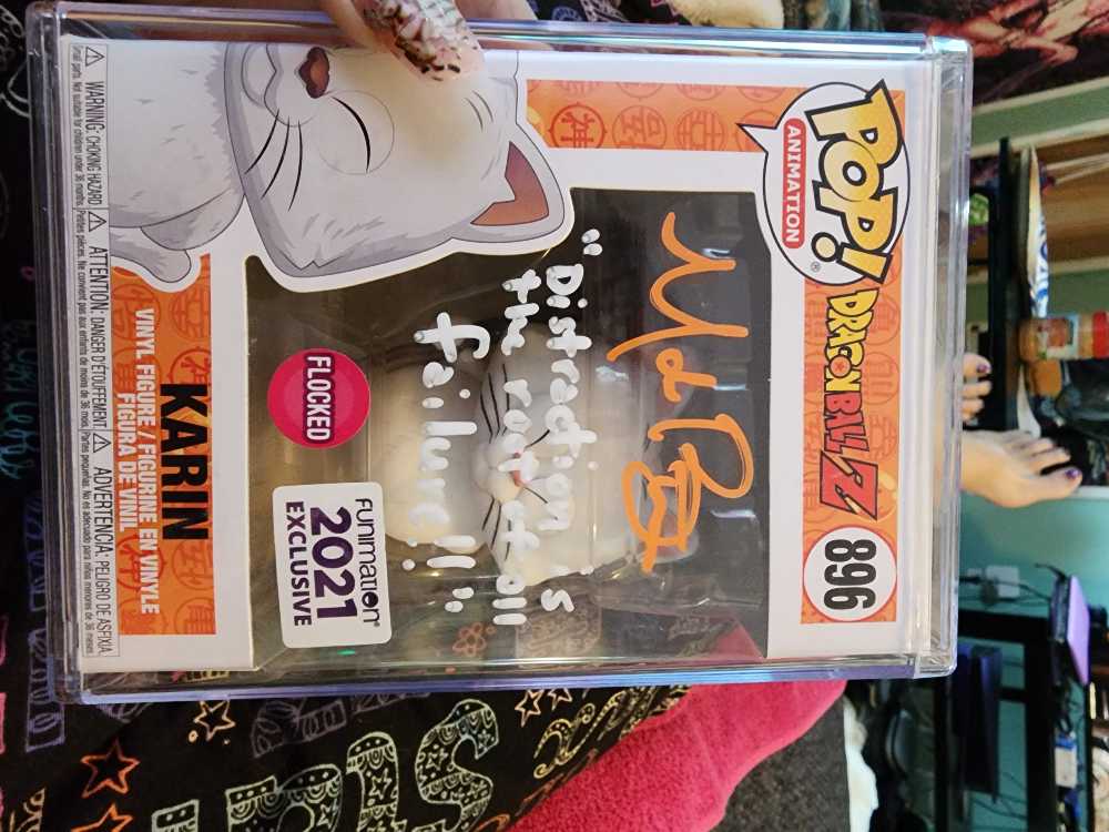 Karin (Flocked) - Dragon Ball Funko Pops (Dragon Ball Z) action figure collectible [Barcode 889698486071] - Main Image 2