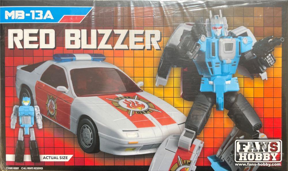 MB-13a Red Buzzer - Fans Hobby (3rd Party Transformers Masterpiece) action figure collectible [Barcode 4897031555045] - Main Image 4