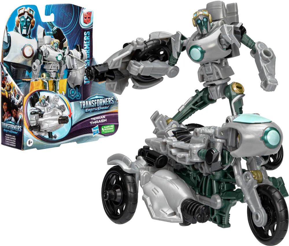 Earthspark Warrior Class Terran Thrash - Hasbro (Transformers) action figure collectible - Main Image 2