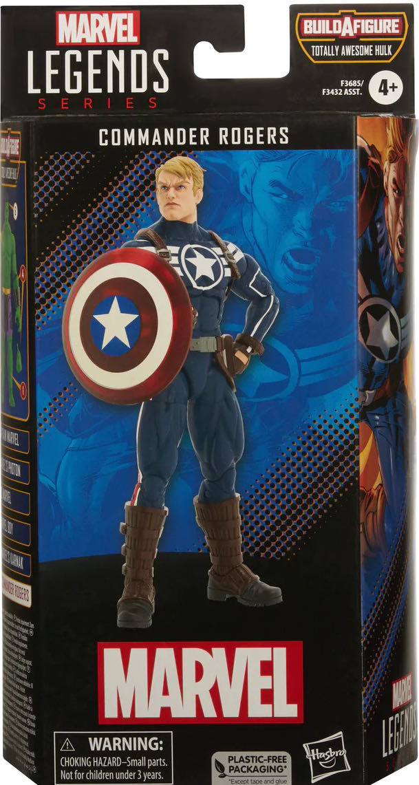 Commander Rogers - Hasbro (Marvel Legends - Captain America) action figure collectible - Main Image 4