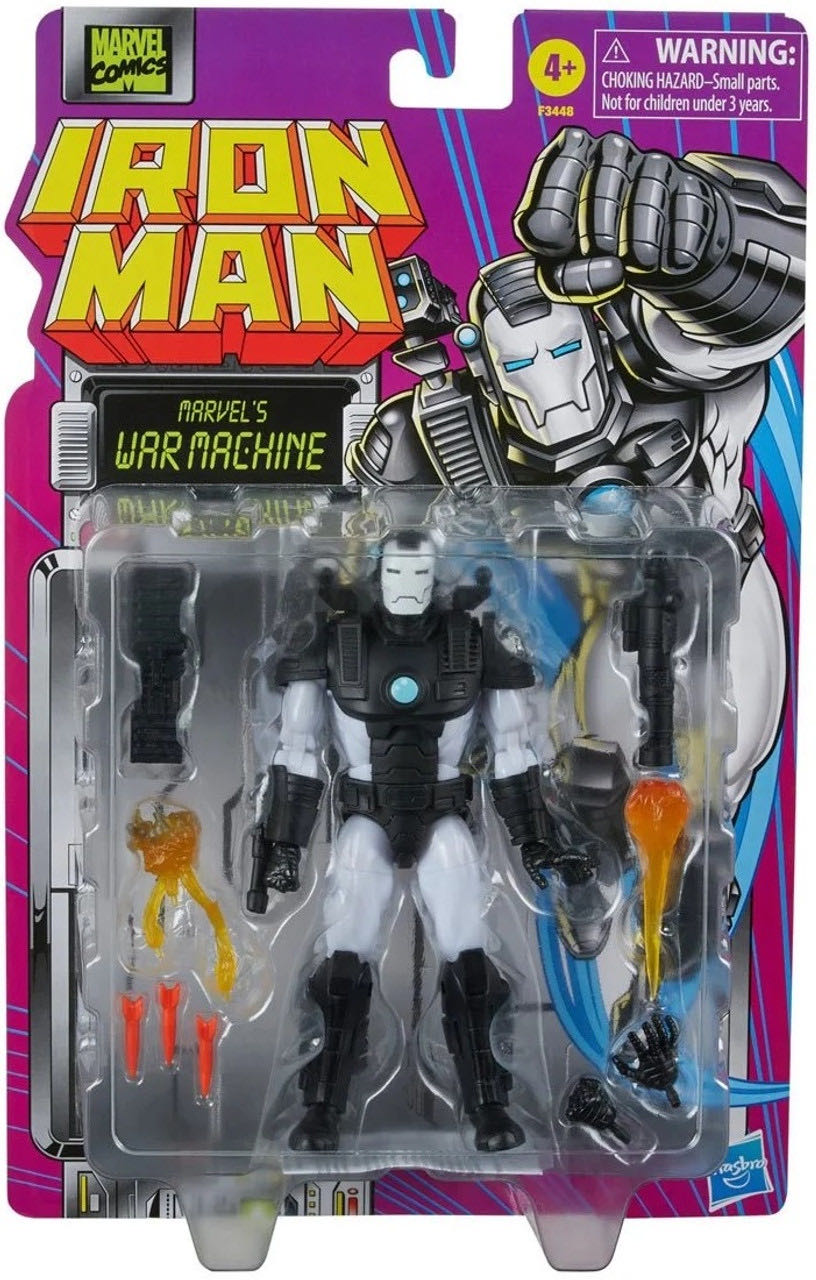 Marvel Legends Iron Man: Retro Collection War Machine - Hasbro (Iron Man Retro Collection) action figure collectible - Main Image 4