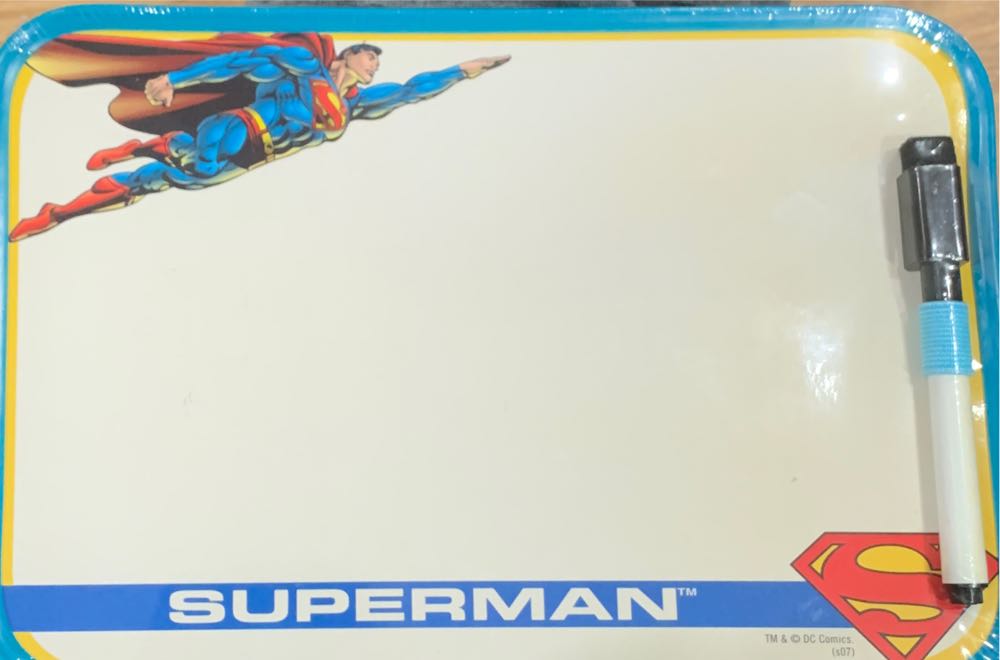 Superman Dry Erase Board  action figure collectible [Barcode 093177679469] - Main Image 2