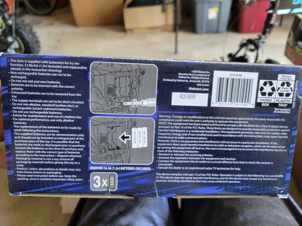 Astrobot Robot New In Adventure Force Astrobot Walking Robot Toy With Lights & Sound And Sound Tested Inch 14 Ultra Exosaur Ws Box 11 Works Sounds Transformers Sounds. Asteroidbot 15”  action figure collectible [Barcode 682303101099] - Main Image 3