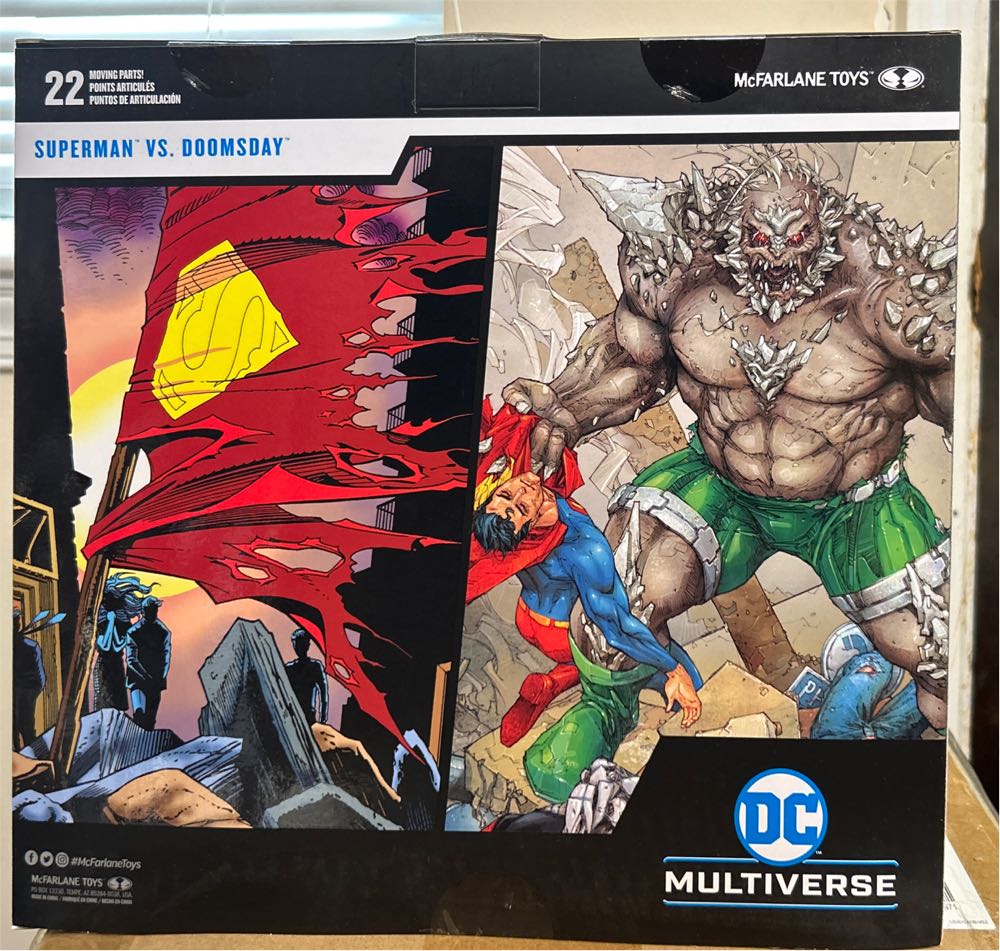 Superman vs. Doomsday - McFarlane Toys (DC Multiverse) action figure collectible [Barcode 787926170894] - Main Image 3