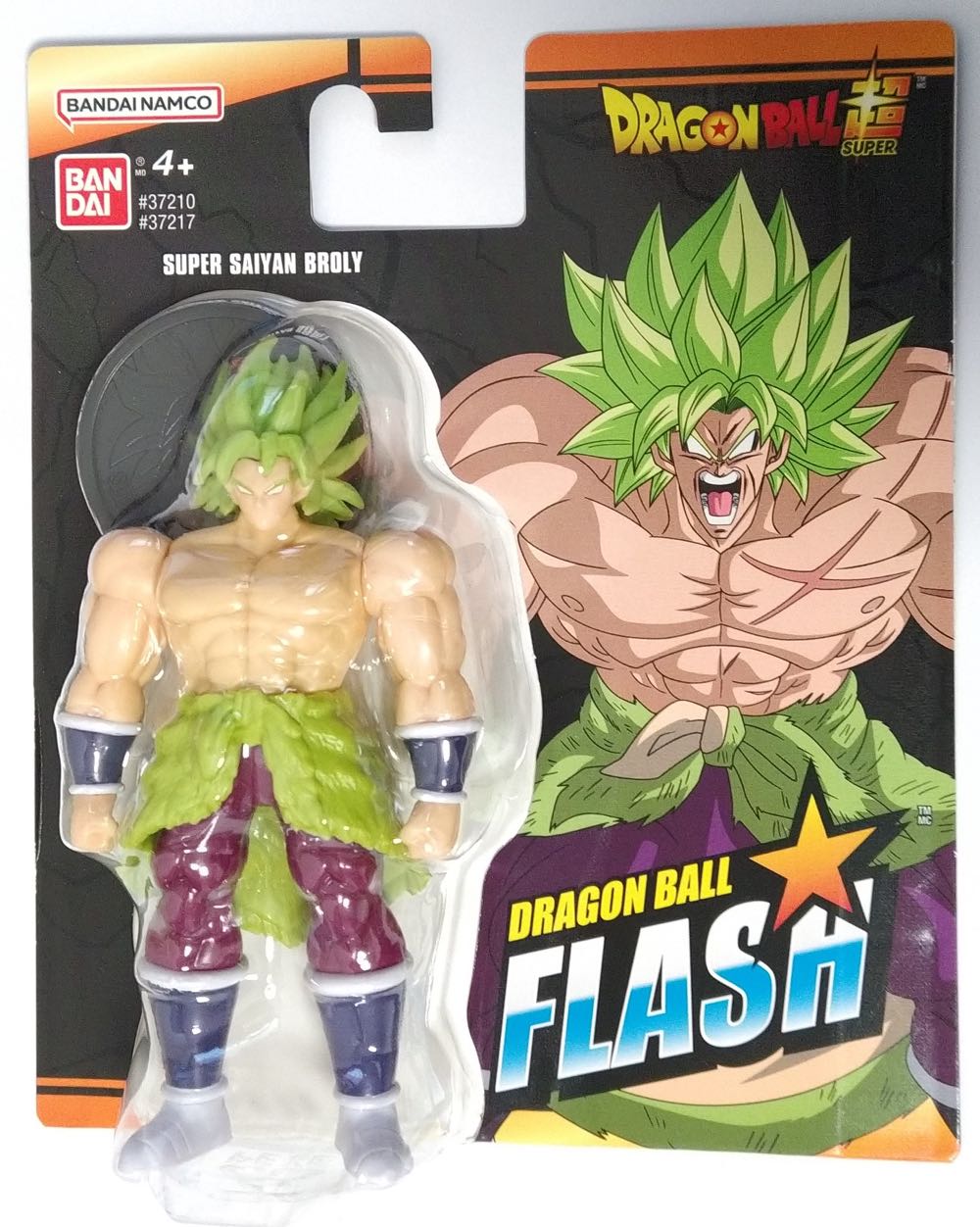 Dragon Ball: Super Saiyan Broly - Bandai America (Dragon Ball Flash) action figure collectible [Barcode 045557372170] - Main Image 1