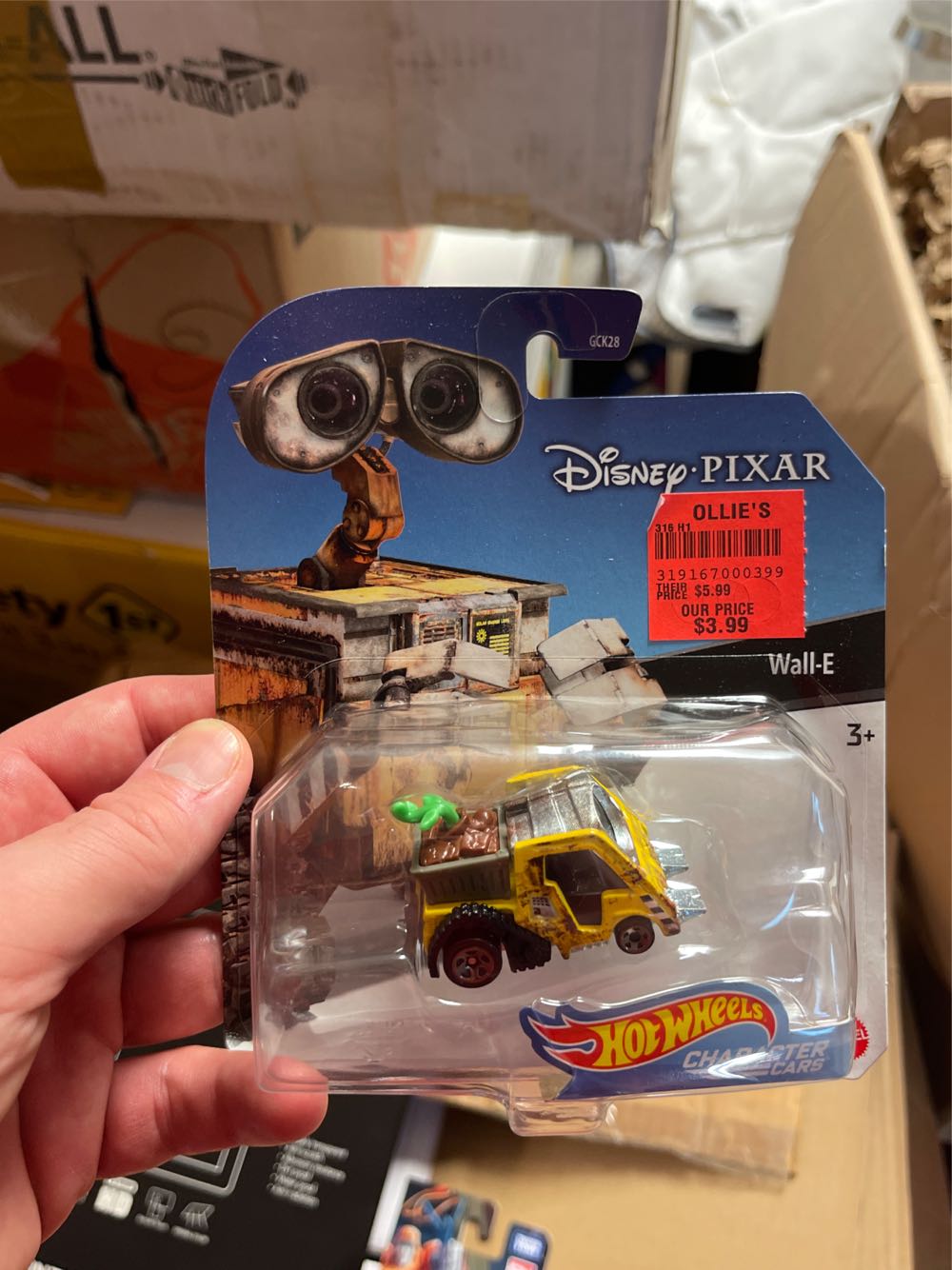 Disney Hot Wheels Wall-e  action figure collectible [Barcode 887961790597] - Main Image 2