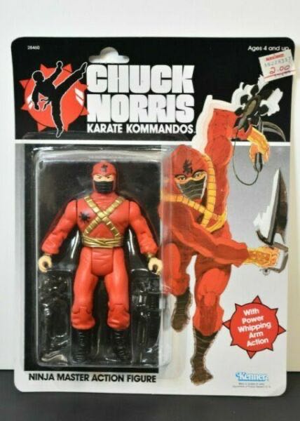 Red Ninja Master - Kenner (Chuck Norris - Karate Kommandos) action figure collectible - Main Image 2