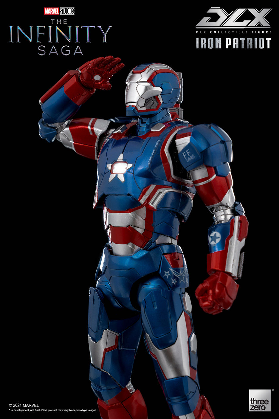 Ironman MK02 Iron Patriot - Threezero (Ironman) action figure collectible - Main Image 2