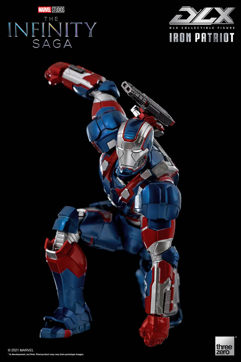 Ironman MK02 Iron Patriot - Threezero (Ironman) action figure collectible - Main Image 3