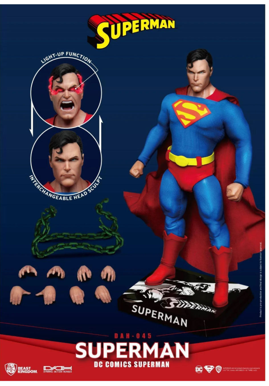 Superman Beast Kingdom  - Beast Kingdom action figure collectible [Barcode 4711061156952] - Main Image 2