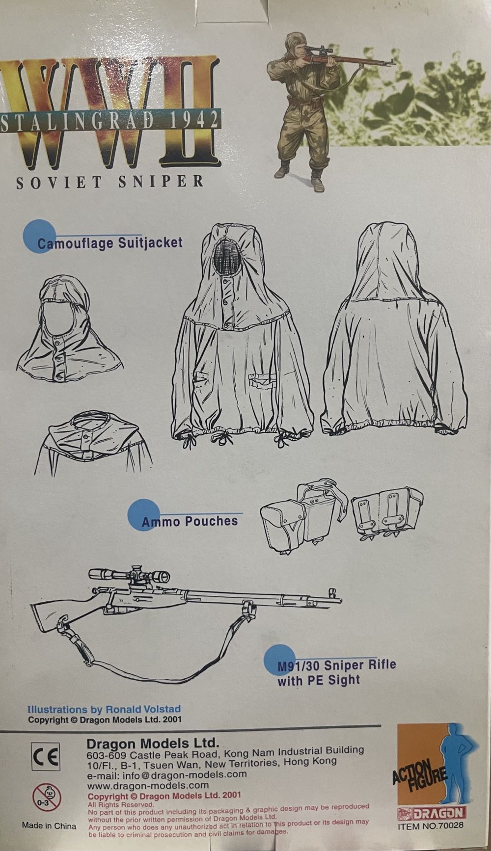 Dragon - WWII Soviet Sniper “Svetlana” - Dragon Models Ltd. (WWII Stalingrad 1942) action figure collectible [Barcode 089195700285] - Main Image 3