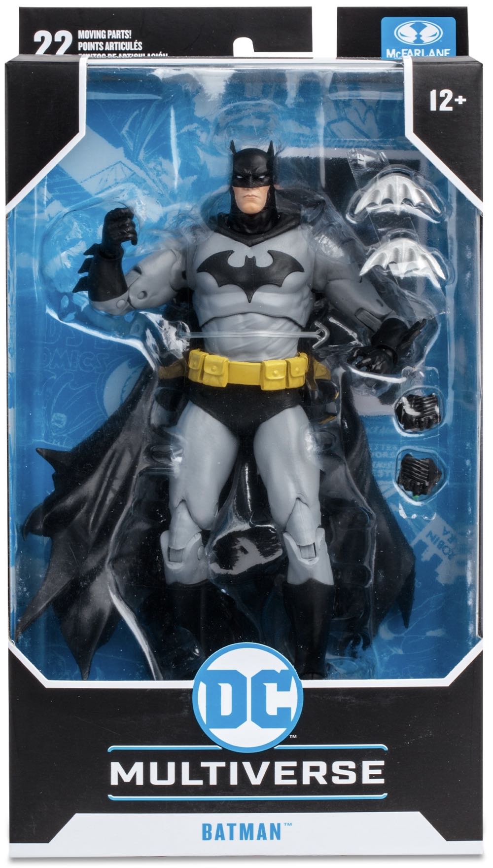 Batman (Hush) (Black & Grey) - McFarlane Toys (DC Multiverse) action figure collectible [Barcode 787926170962] - Main Image 2