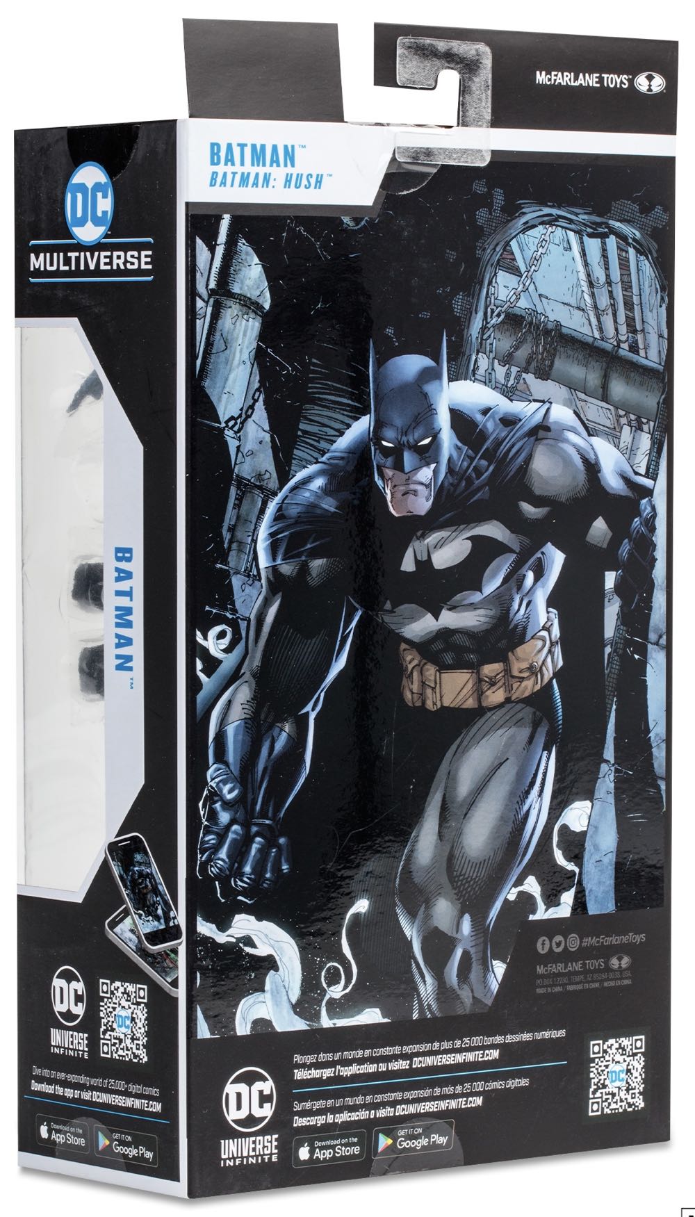 Batman (Hush) (Black & Grey) - McFarlane Toys (DC Multiverse) action figure collectible [Barcode 787926170962] - Main Image 3