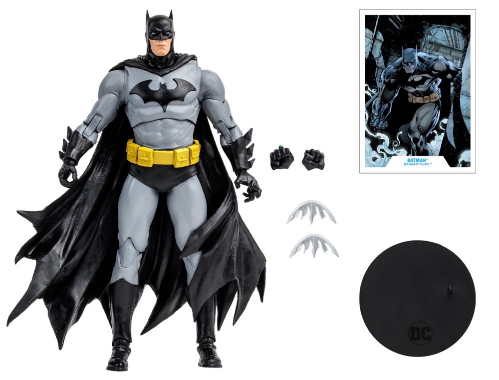 Batman (Hush) (Black & Grey) - McFarlane Toys (DC Multiverse) action figure collectible [Barcode 787926170962] - Main Image 4