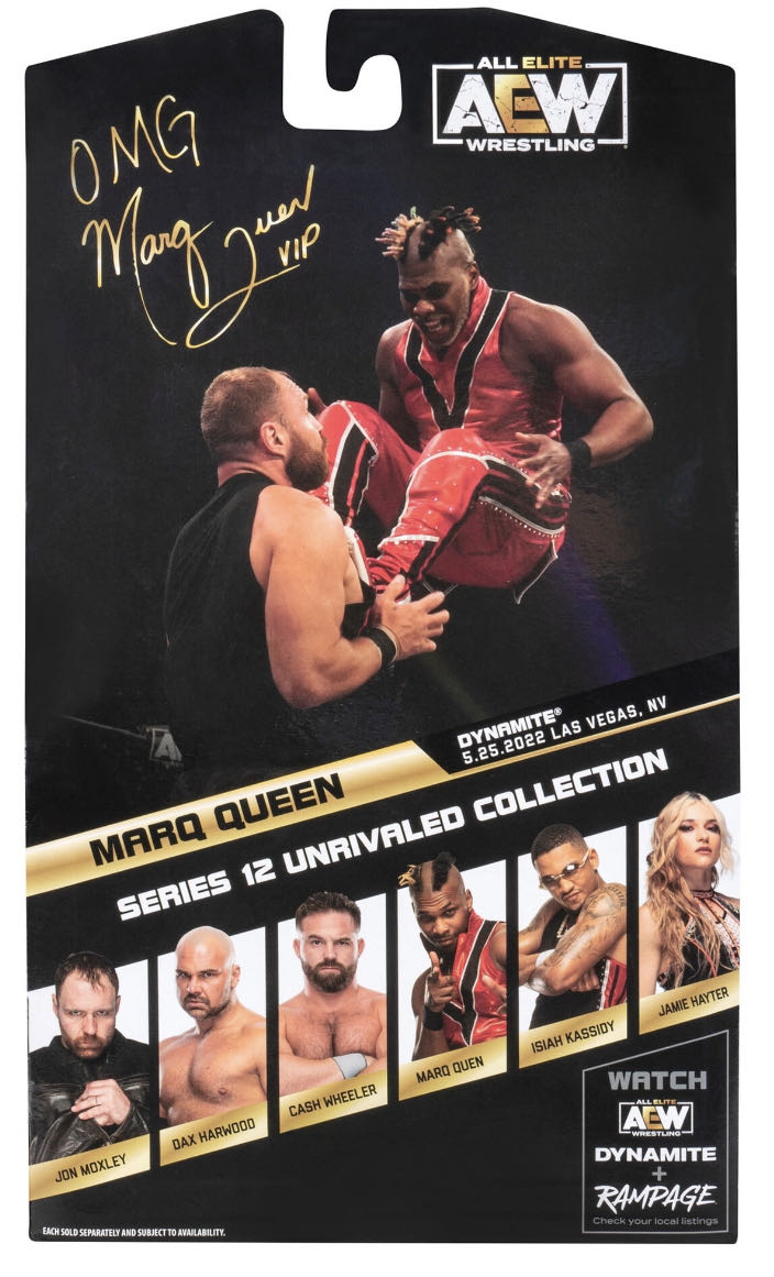 Marq Quen Aew Series 12 - Jazwares LLC (AEW Unrivaled) action figure collectible [Barcode 191726431145] - Main Image 2