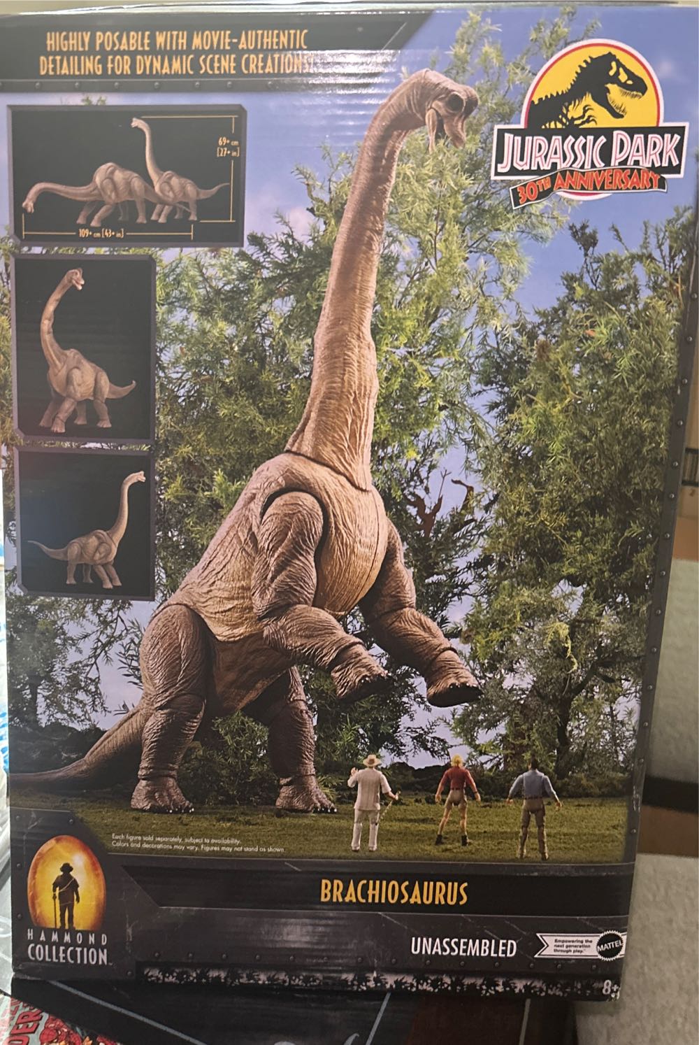 Jurassic Park - Brachiosaurus - Mattel (Hammond Collection) action figure collectible [Barcode 194735153572] - Main Image 2