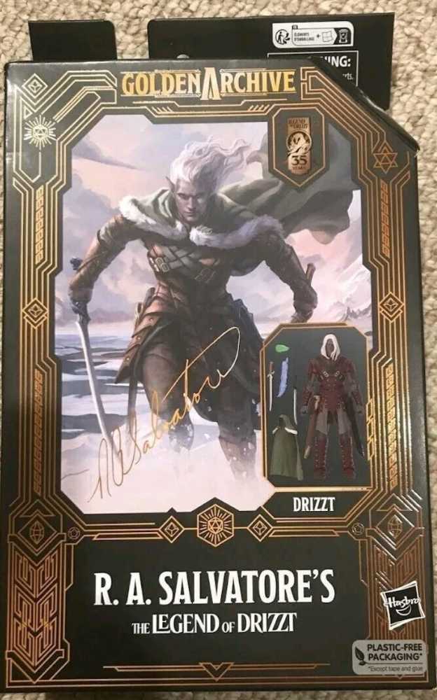 Drizzt Do’Urden - The Legend Of Drizzt - Hasbro - Pulse (Golden Archive) action figure collectible [Barcode 5010996121530] - Main Image 2