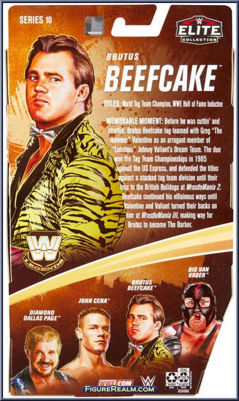 Brutus The Barber Beefcake - WWE Legends 10 - Mattel (WWE Legends Series 10) action figure collectible [Barcode 00887961947991] - Main Image 2