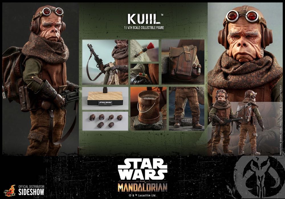 Hot Toys TMS 048 The Mandalorian Kuiil - Hot Toys (Kuiil) action figure collectible - Main Image 2