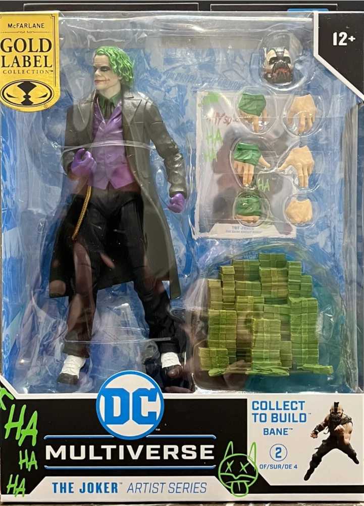 Mcfarlane Dc Multiverse Dark Knight Rises Jokerized Series Joker Gold Label Batman Artist The - McFarlane Toys (McFarlane Toys) action figure collectible [Barcode 787926155822] - Main Image 2