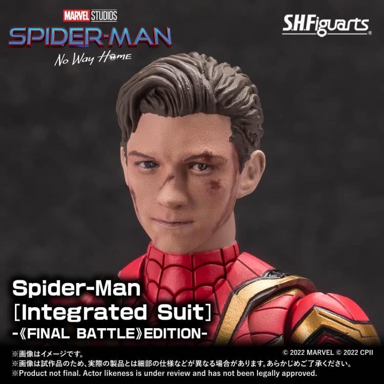 Spider-Man [Integrated Suit] (Final Battle Edition) - Bandai/Tamashii Nations (Spider-Man: No Way Home) action figure collectible [Barcode 4573102641649] - Main Image 4