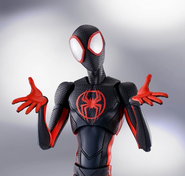 Bandai Tamashii Nations S.H. Figuarts Spider-Man: Miles Morales (Tamashii Nations 15th Anniversary World Tour: Tokyo Edition) - Bandai Tamashii Nations (Marvel’s Spider-Man: Across The Spider-Verse) action figure collectible [Barcode 4573102641793] - Main Image 4