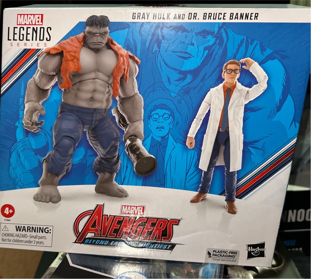Gray Hulk and Dr. Bruce Banner - Marvel Legends (Avengers Beyond Earth Mightiest) - Hasbro Marvel Legends (Marvel Legends) action figure collectible [Barcode 5010996142597] - Main Image 2