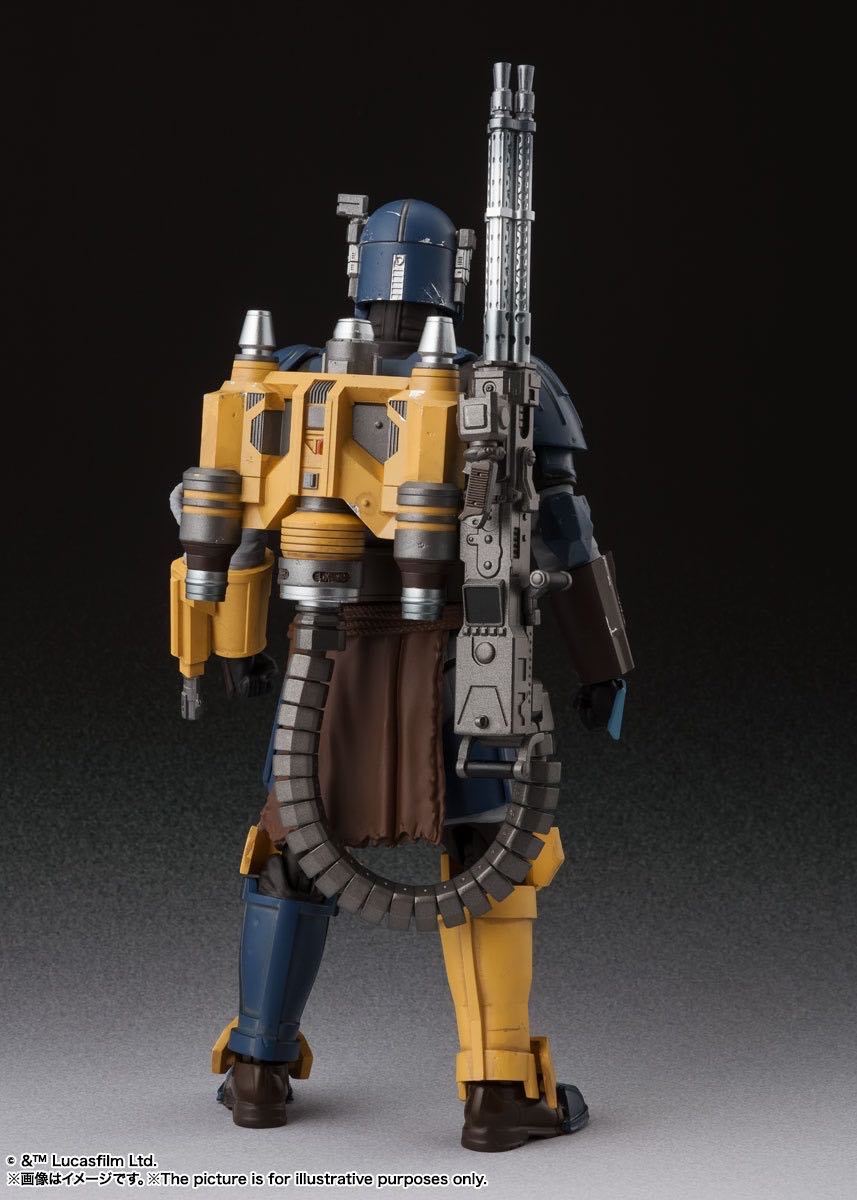 Bandai Tamashii Nations S.H. Figuarts Heavy Infantry Mandalorian (Paz Viszla) - Bandai Tamashii Nations (Star Wars: The Mandalorian) action figure collectible [Barcode 4573102609878] - Main Image 2