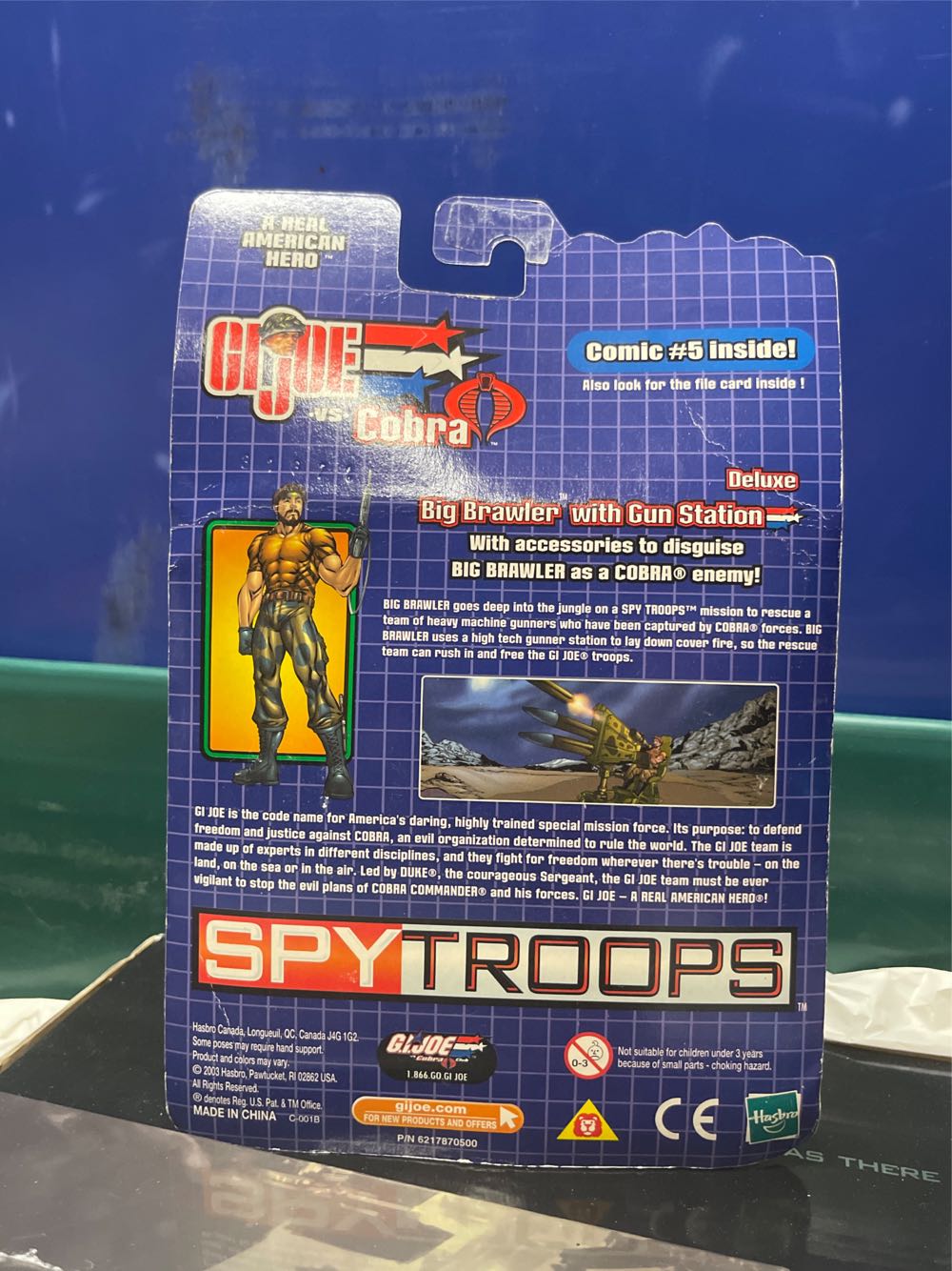 Big Brawler With Gun Station Spy Troops  action figure collectible [Barcode 076930575451] - Main Image 3