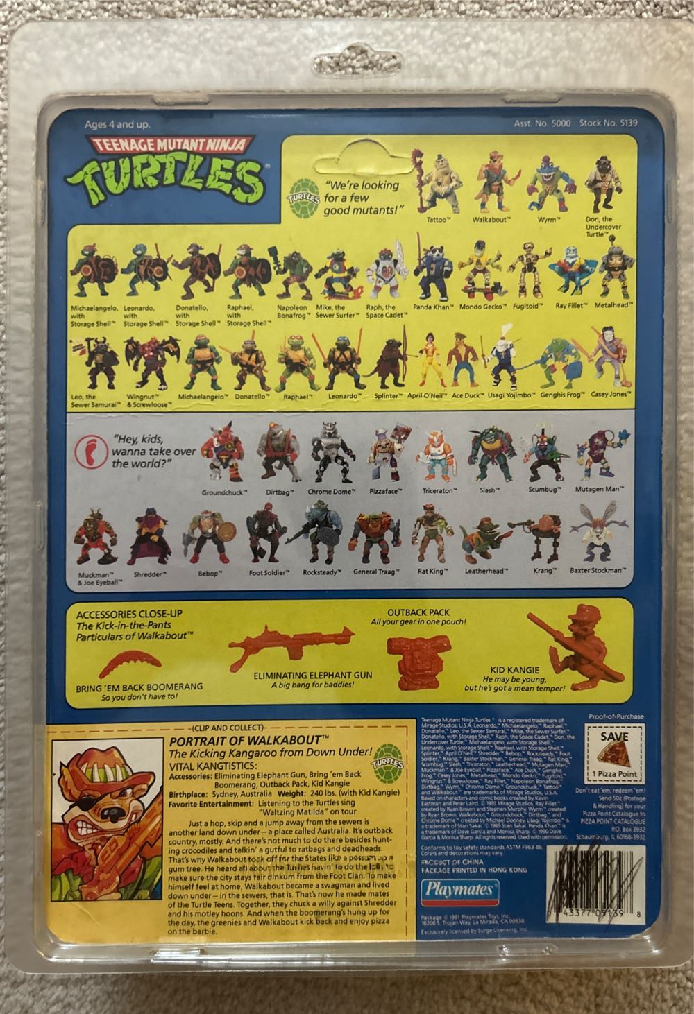 Walkabout - Playmates (Teenage Mutant Ninja Turtles) action figure collectible - Main Image 2