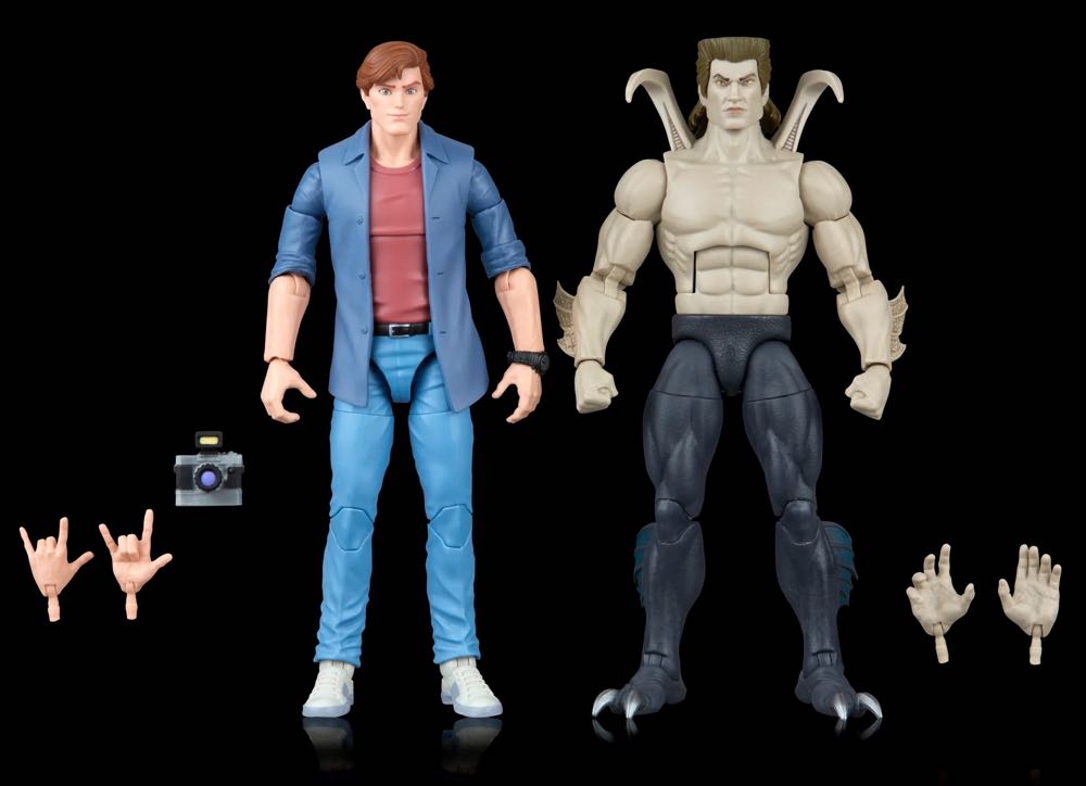 Smythe vs. Peter Parker (2-Pack) - Hasbro (Marvel Legends Spider-Man TAS) action figure collectible [Barcode 5010994181710] - Main Image 4