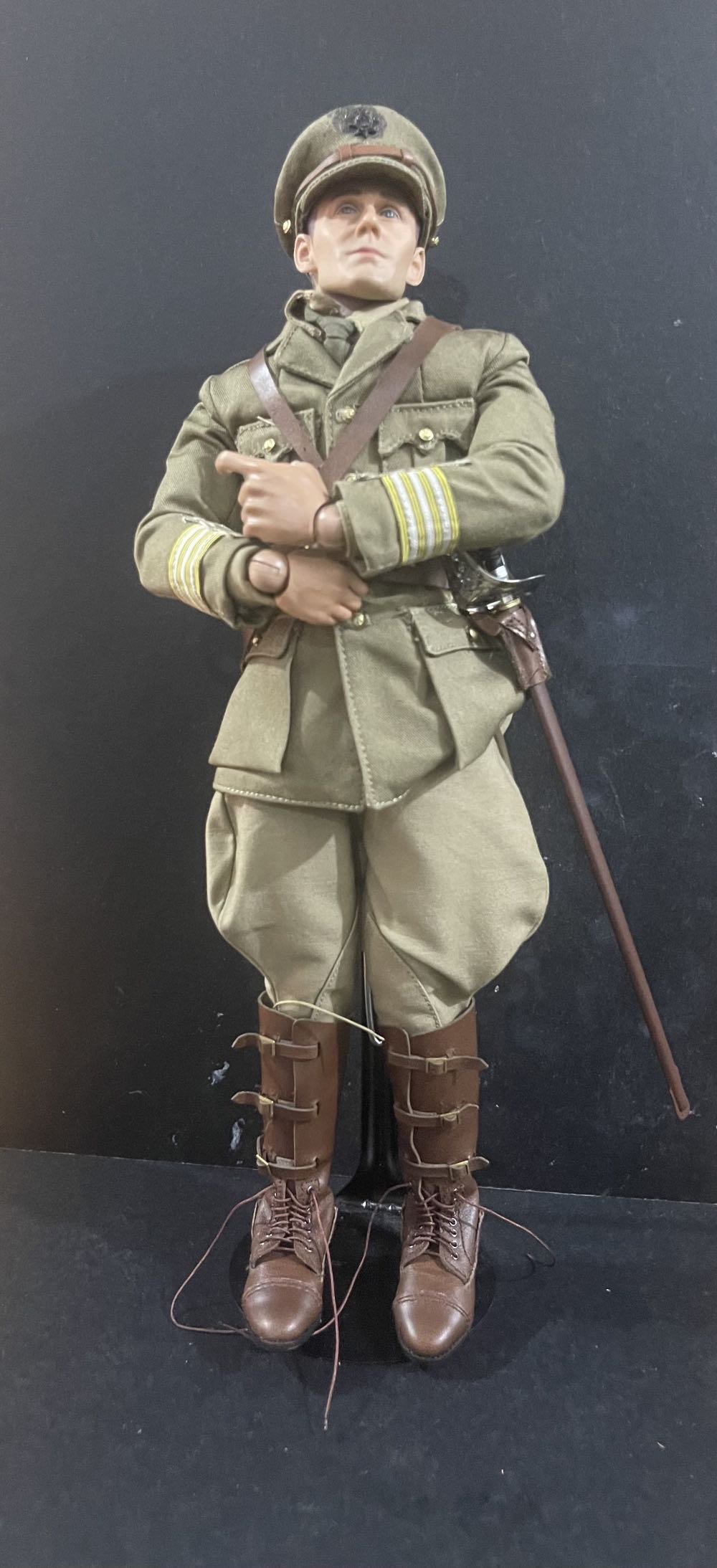 Custom DIY - WWI Flanders France 1914 British Cavalry Captain James Nichols - various (World War I) action figure collectible - Main Image 2
